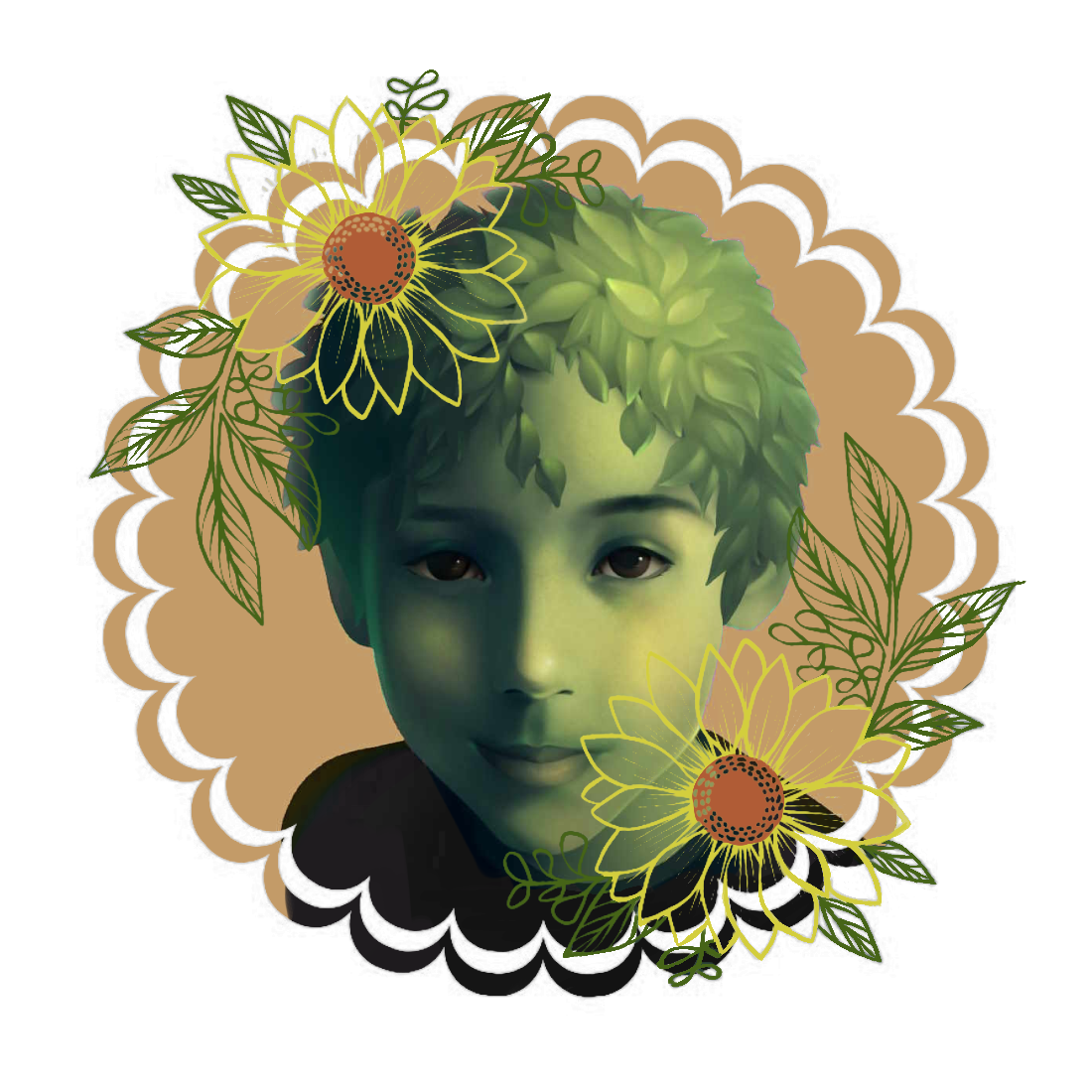 Retrato de Nine